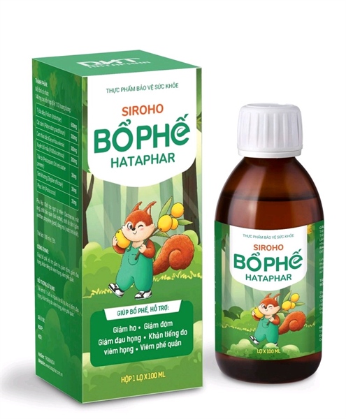 Siro Bổ phế HATAPHAR - Lọ 120ml