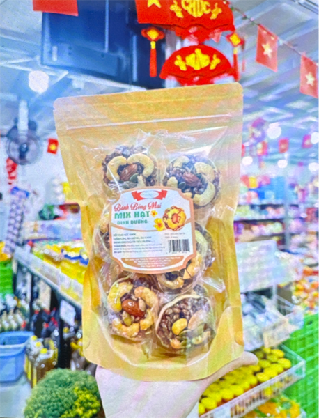 Bánh gạo lứt Bông Mai - Mix hạt điều ( 61122 )