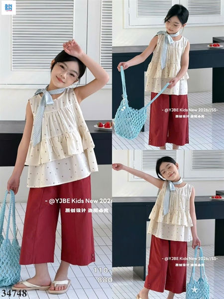 34748-Set bộ 2 CT tầng in Cherry