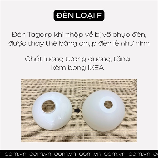ĐÈN SÀN HẮC TRẦN IKEA TAGARP