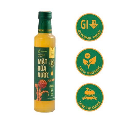 Mật dừa nước hữu cơ Vietnipa 375g