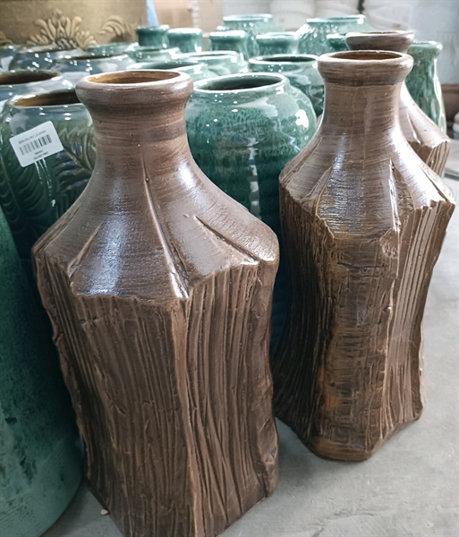 BÌNH CỔ CHAI GỖ