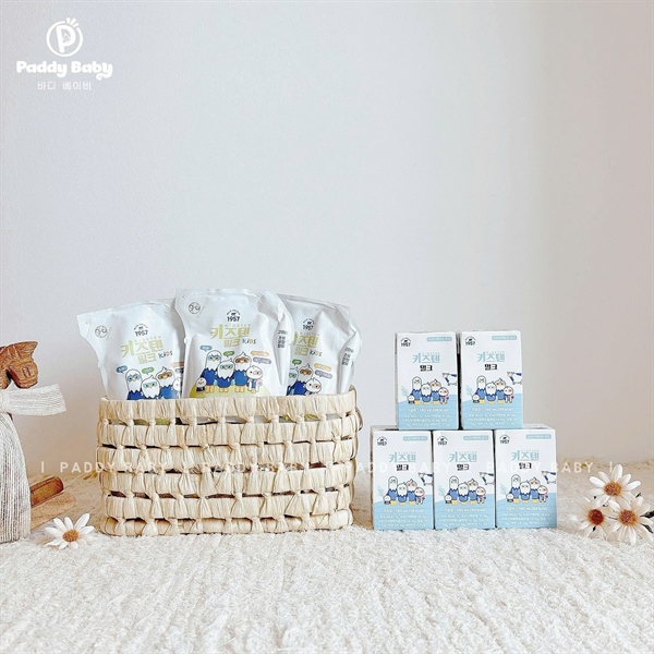 [Dạng túi] TPBS Đạm Sữa Non Kidsten MILK KIDSHàn Quốc 110ml/túi, 18 túi/ thùng