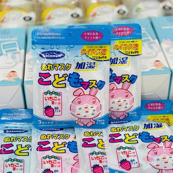 Khẩu trang 3D kháng khuẩn Shinmom