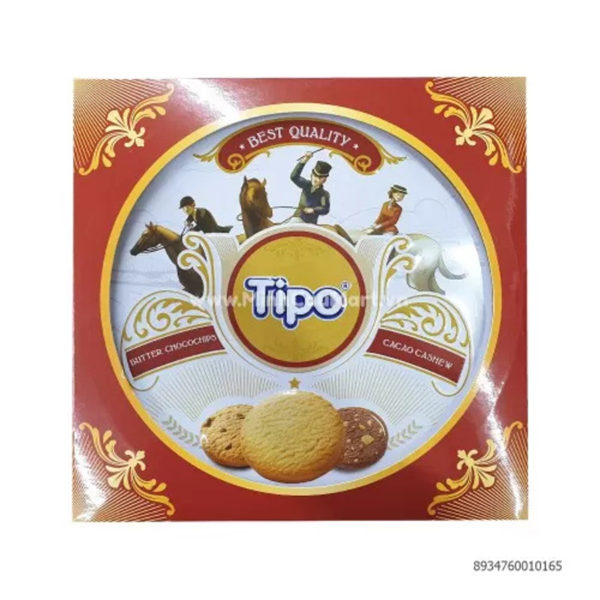 TIPO Bánh Cookies Thập Cẩm Rắc Hạt hộp 330g