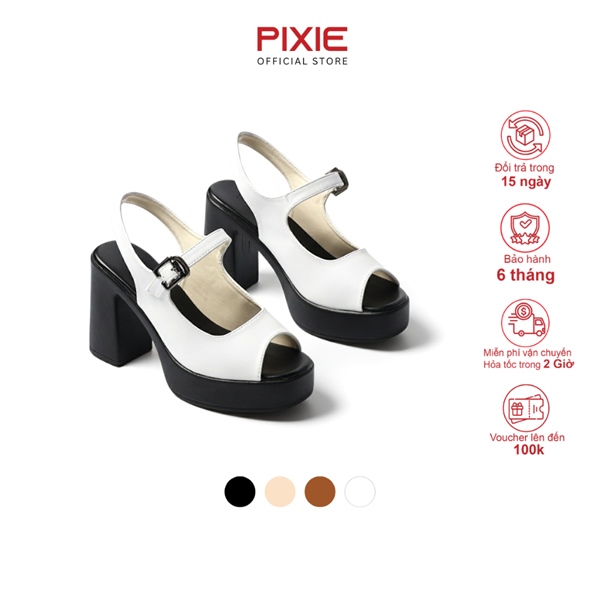 Giày Sandal 9cm Đúp Hở Mũi H432