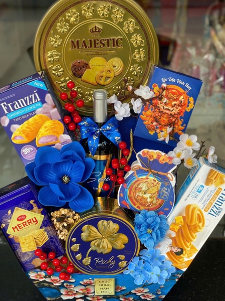 QUÀ TẾT 2026 - MÃ ĐÁO THÀNH CÔNG - TET26-08 (merry tròn kem quế)