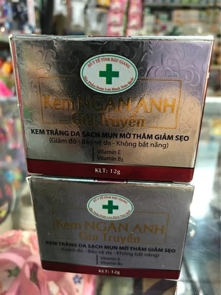 Kem Ngân Anh trắng da sạch mụn mờ thâm 12g