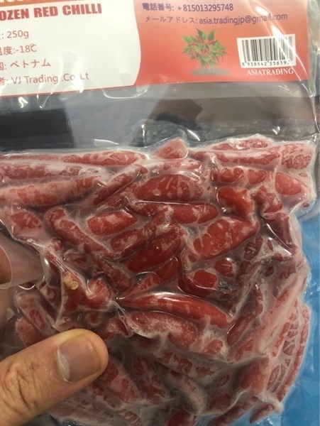 Ớt Đông Lạnh
