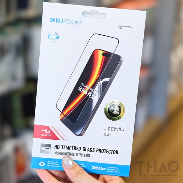 Cường lực Kuzoom No Black Border 10in1