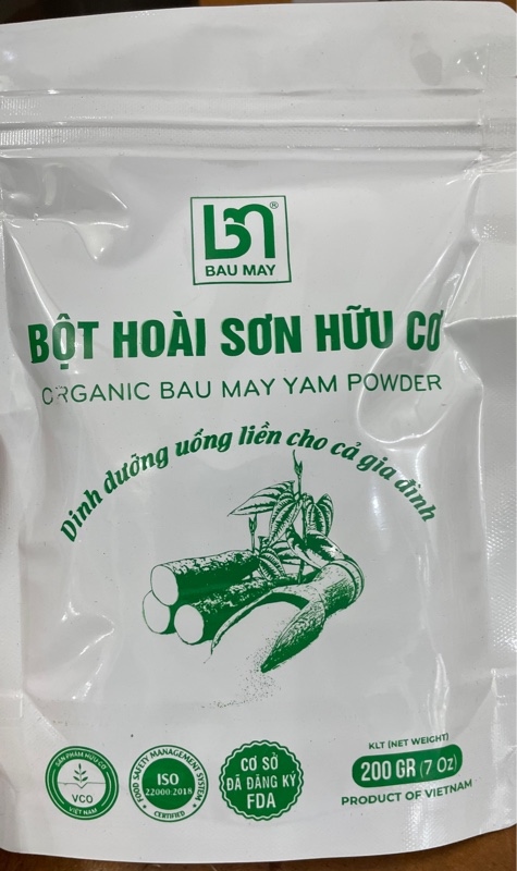 Bột hoài sơn hữu cơ 200gr