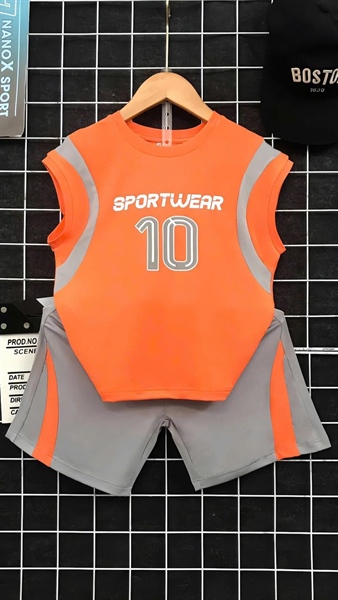 Bộ thể thao SN SPORTWEAR số 10, cam, xám, xanh (6-10)