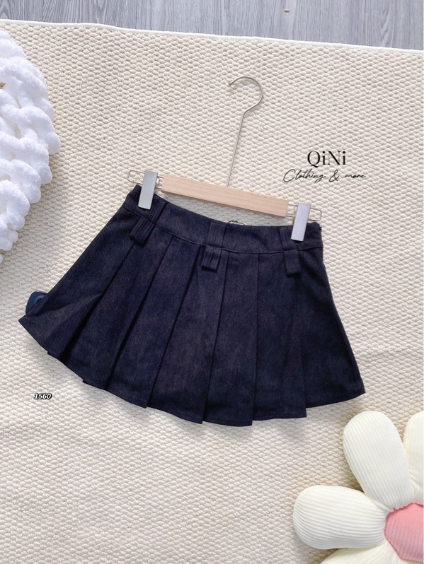 CHÂN VÁY GÂN XẾP LY