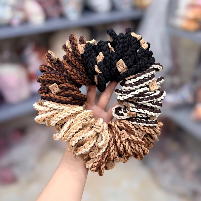 Thun Cột Tóc Sét 2 Mác Gấu