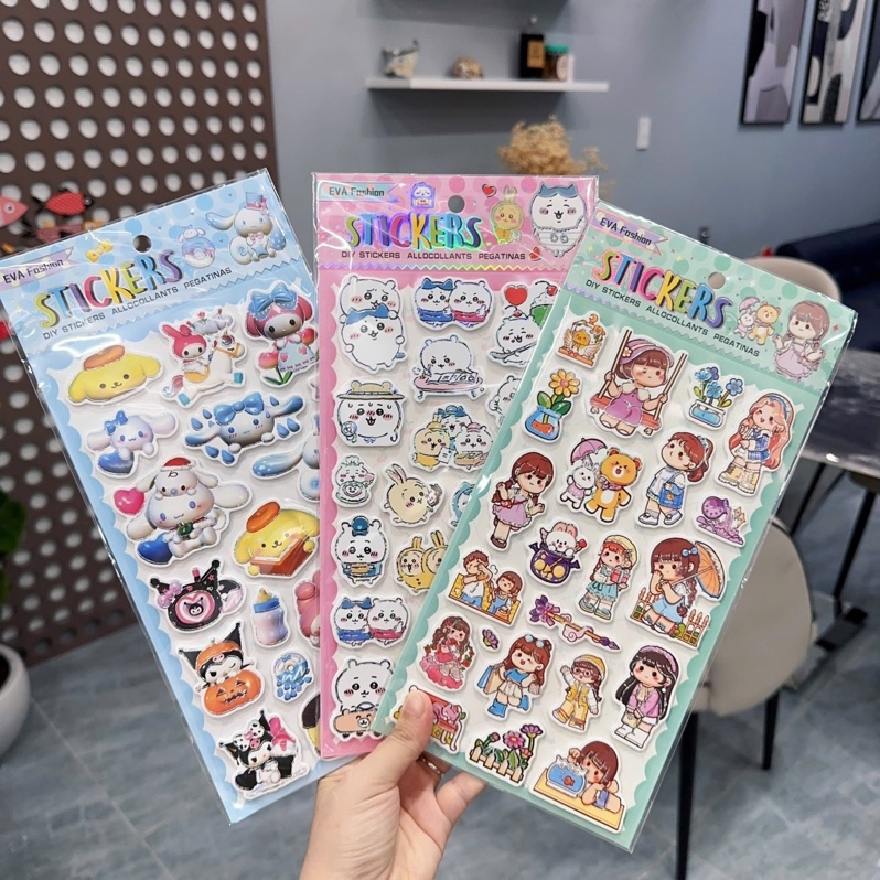 Sticker nổi cappybara