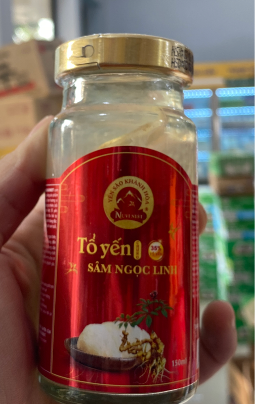 Yến Nuvi chưng sâm ngọc linh, hũ 150ML