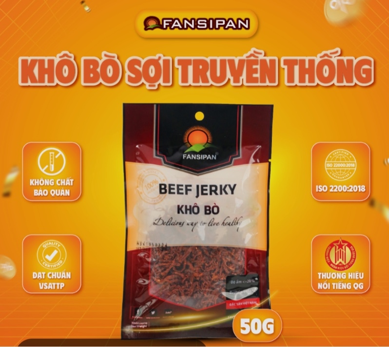 Khô bò xé sợi fansipan 2