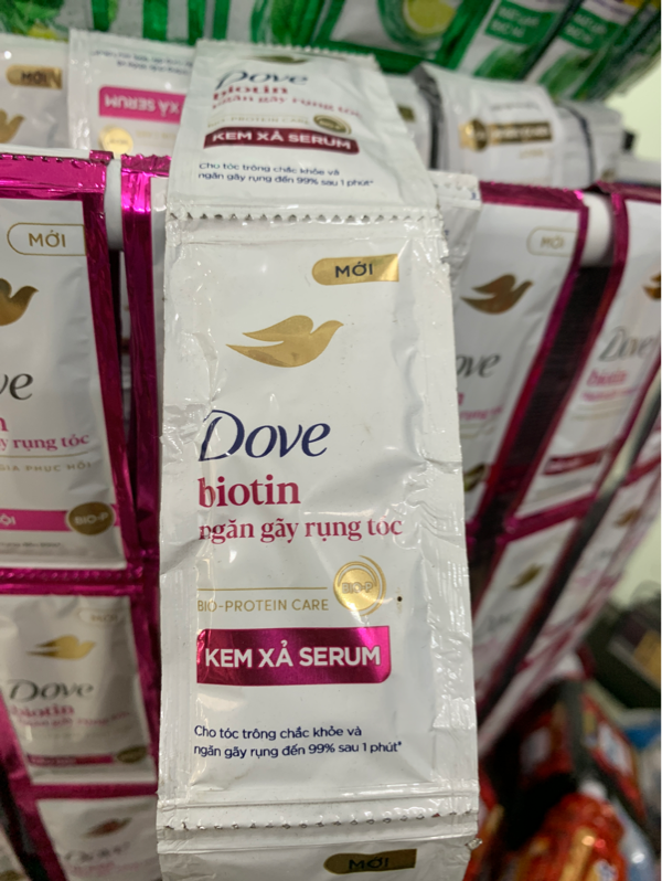 108DOVE Kem xả ngăn gãy rụng tóc 6gx10/84 dây