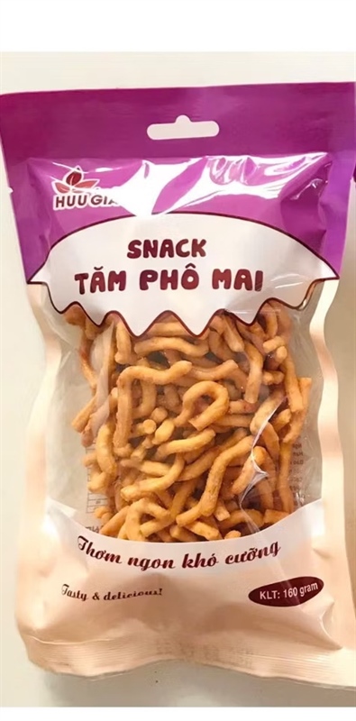 Snack tăm phô mai Hữu Gia 16.0g