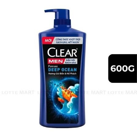 109CLEAR MEN DG SạchGàu Hương Nước Hoa Biển&Hổ Phách 600g/8Chai