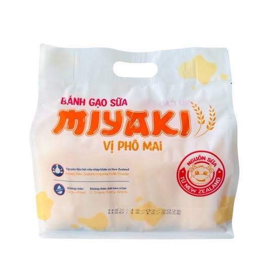 Bánh gạo sữa Miyaki vị phomai 240g x 16 gói