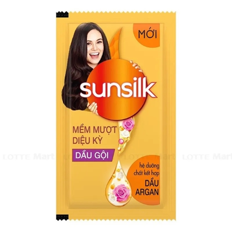 111SSK SUNSILK Dầu Xả Mềm Mượt Diệu Kỳ (Vàng) 6gx10/84 Dây