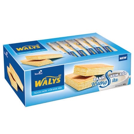 Bánh walys hộp 360g sữa