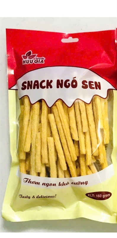 Snack ngó sen Hữu Gia 150g
