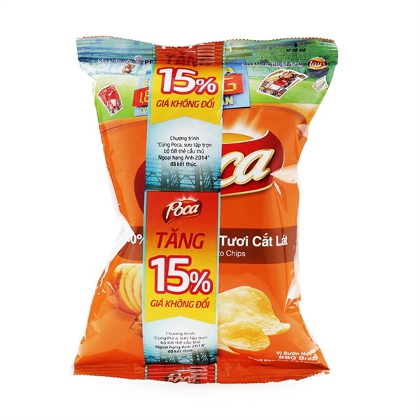 Bim bim Poca vị sườn nướng gói 26g