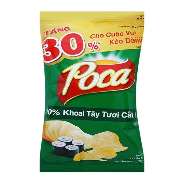 Bim bim Poca vị tảo biển gói 26g
