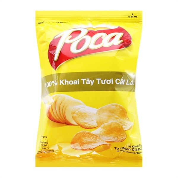Bim Bim Poca khoai Tây Tự Nhiên 32g