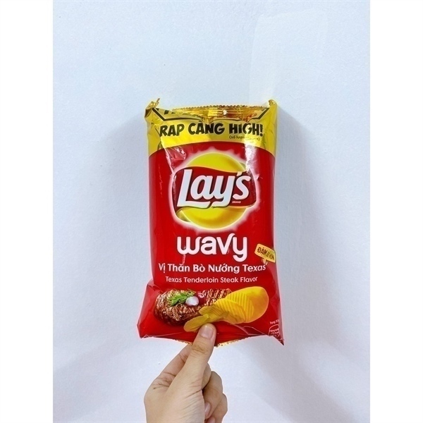 Bim Bim Lay's vị thăn bò nướng texas 35g