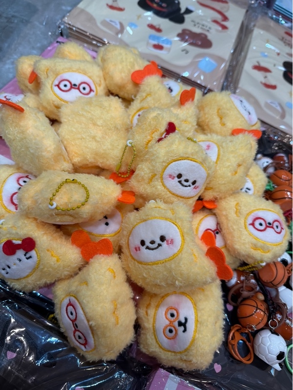 Móc khóa thú cosplay Tempura tôm xù