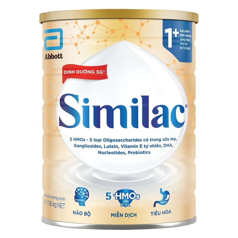 Sữa Bột Abbott Similac IQ 5G 1+ (1-2Y) HT1,6kg