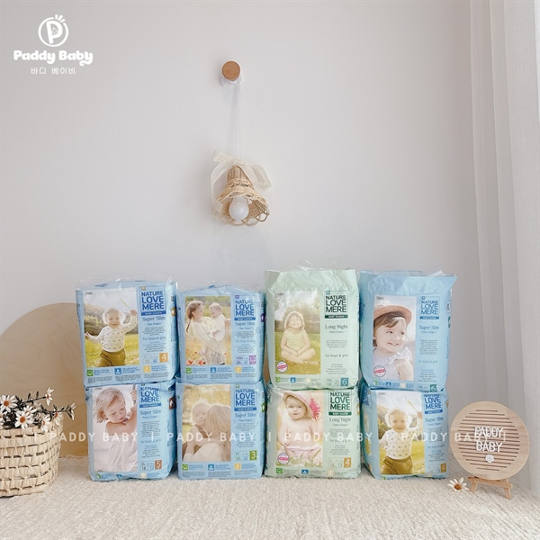 Tã Bỉm Nature Love Mere Hàn Quốc cao cấp đủ size cho bé từ sơ sinh