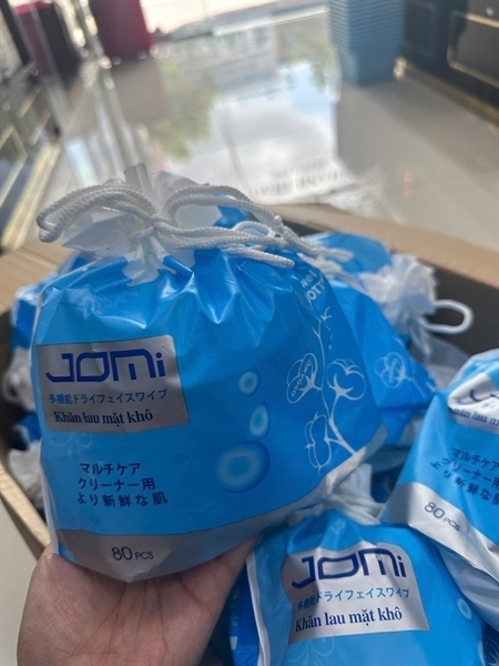 Khăn Lau Mặt Khô Jomi 80 miếng