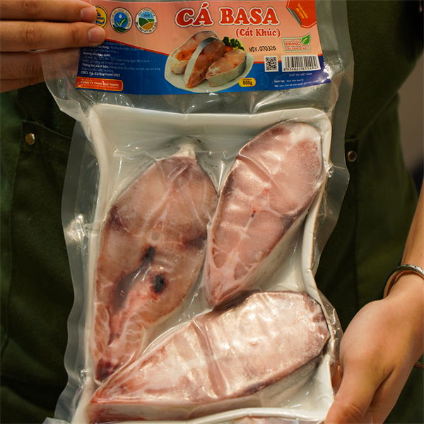 Cá basa cắt khúc 500g