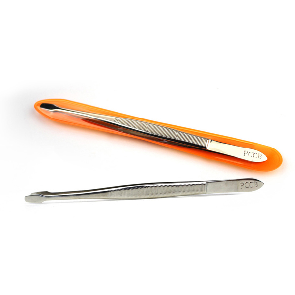 Nhíp/Panh/Kẹp Gắp Tem PCCB - Màu Bạc 15cm - Thép Không Gỉ Cao Cấp | Dụng Cụ Sưu Tầm Tem Bưu Chính