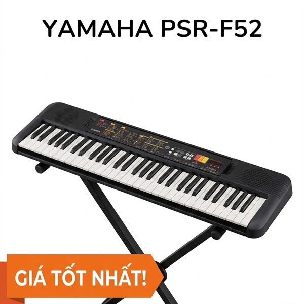 Đàn organ Yamaha kèm adaptor PSR-F52//E