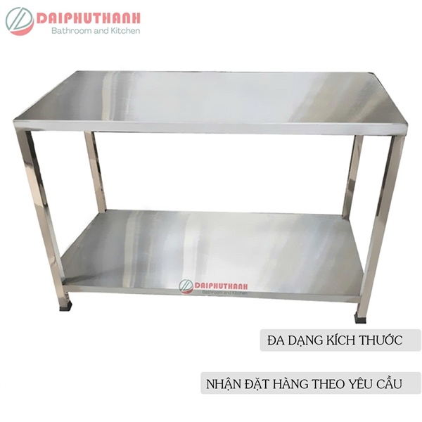 Bàn sơ chế inox 2 tầng (I)