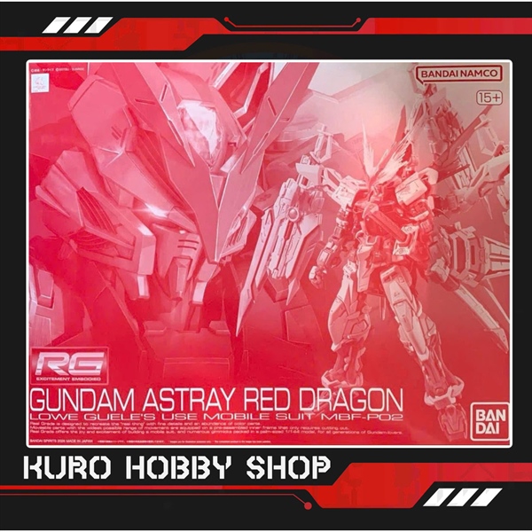 P-Bandai RG 1/144 Astray Red Dragon - Mô hình lắp ráp Bandai