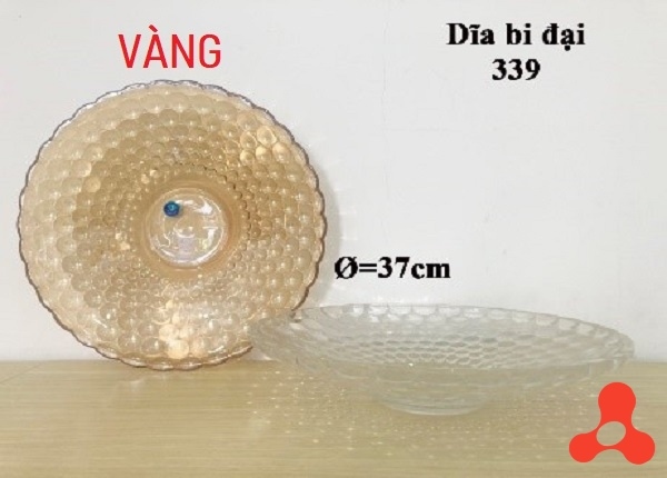 Dĩa Thuỷ Tinh Bi Đại 339 37Cm