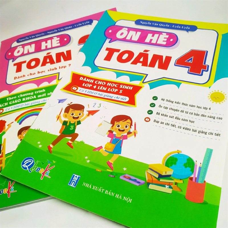Ôn hè Toán 1-2-3-4