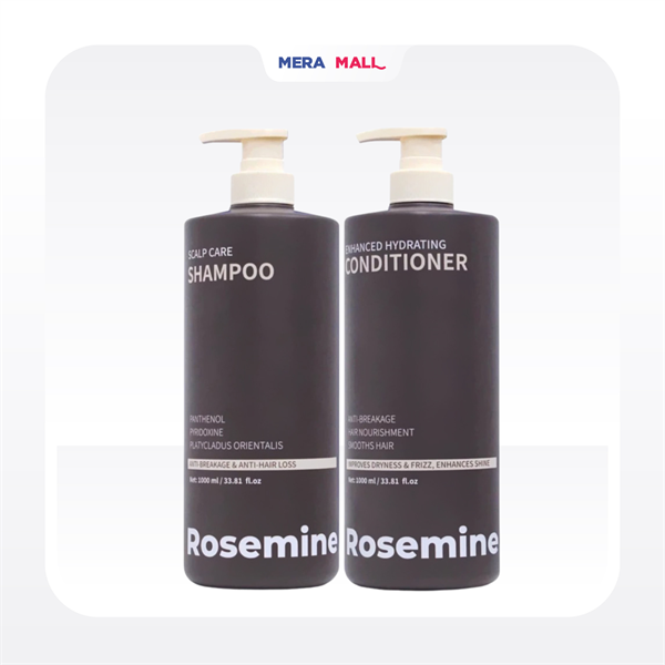 [ Hàng Công Ty ] Cặp Gội Xả Rosemine Nâu 1000ml