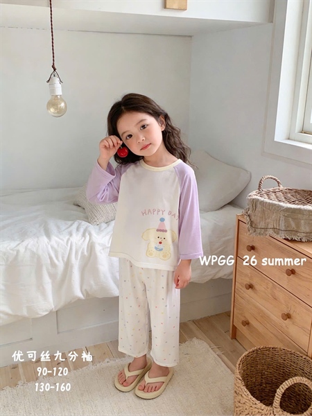 34945-Bộ tencel TD cún happy day