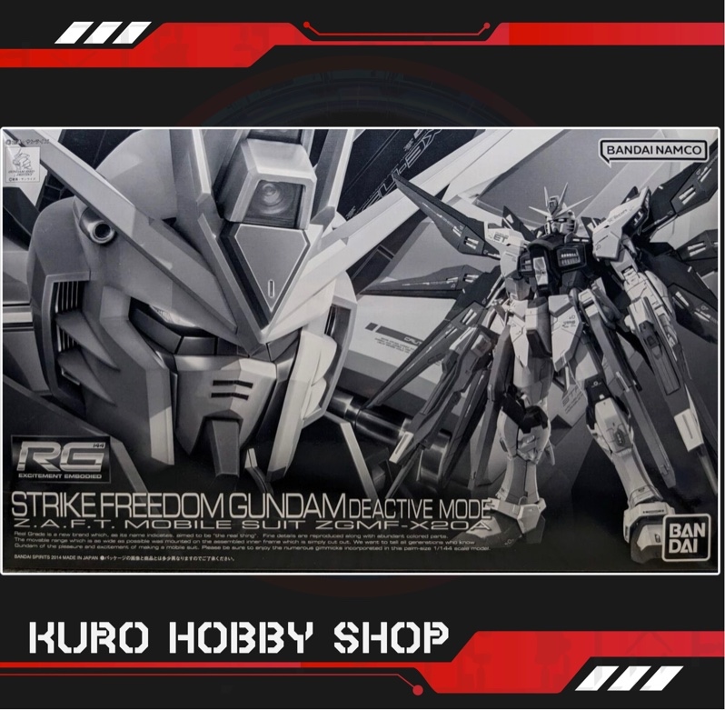 [P-Bandai] RG 1/144 Strike Freedom Gundam [Deactive Mode] - Mô Hình Lắp Ráp Bandai