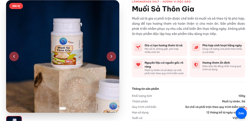 Muối Sả Thôn Gia