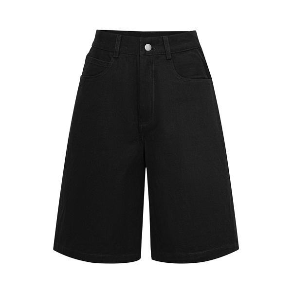 Quần Short STAVE LABEL Kaki Ống Rộng | Màu Đen/Nâu/Be