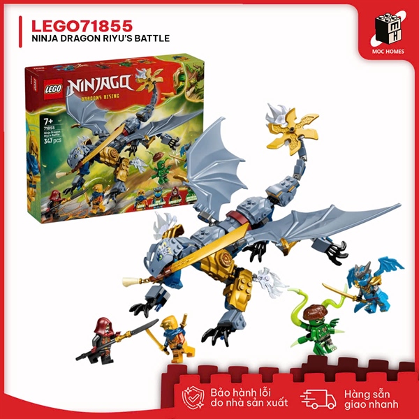 Đồ chơi lắp ráp LEGO NINJAGO 71855 Dragon Riyu's Battle