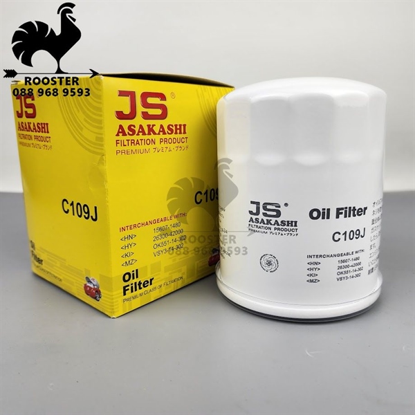 JS-Lọc nhớt động cơ (Diezel, lọc sắt) - Solati, Starex , Carnival, Terracan, Galloper, Bongo, Porter, Frontier, K2500, K2700, K2900